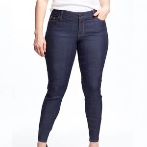 Old Navy Super Skinny Mid-Rise Jeans Dark Wash